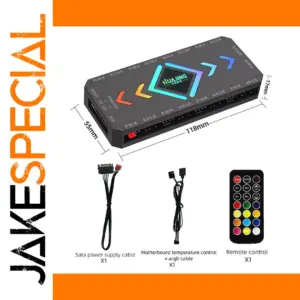 PC Cooling Controller Hub with RGB and PWM