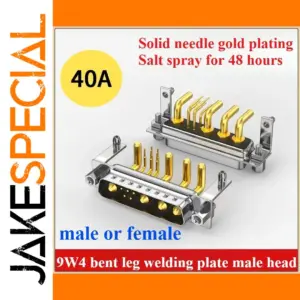 Industrial High-Current Power Connector 1000V 40A