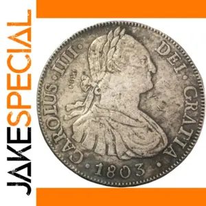 1803 Bolivia Arms of Spain Replica Coin