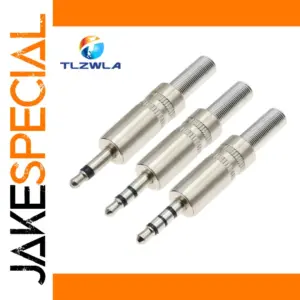Metal 3.5mm Audio Connectors Set of 5