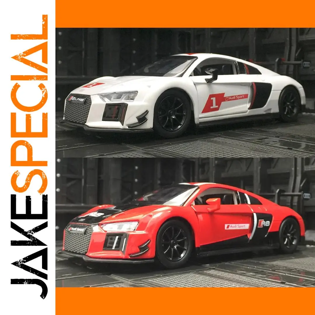 R8 LMS Rally Car Model 1:24 Diecast Replica 1 R8 LMS Rally Car Model 1:24 Diecast Replica