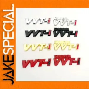 Toyota 3D Metal VVT-i Badge Emblem 7.2cm