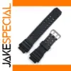 Black PU Strap for G-Shock GW9400 Series