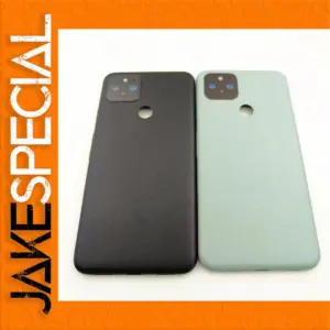 Google Pixel 5 Metal Back Cover in Black and Green