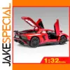 Vibrant Red Lamborghini Aventador 1:32 Model