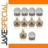 10-Pack 500K Audio/Linear Guitar Potentiometers