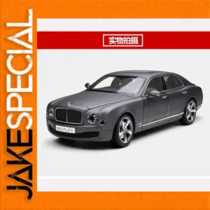Grey Bentley Mussan 1:18 Model for Collectors