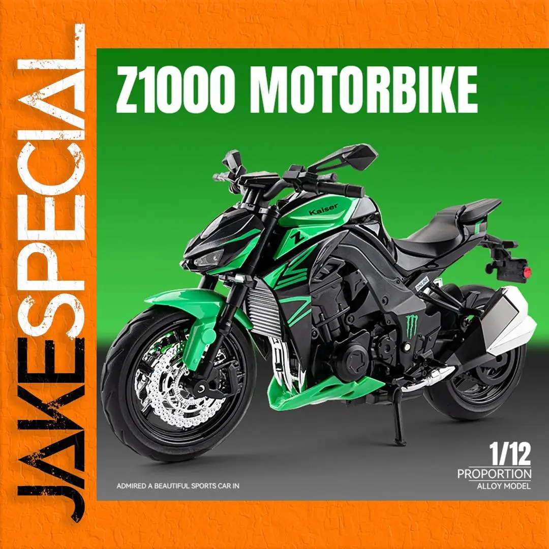 Kawasaki Z1000 1:12 Model Motorcycle Replica 1 Kawasaki Z1000 1:12 Model Motorcycle Replica