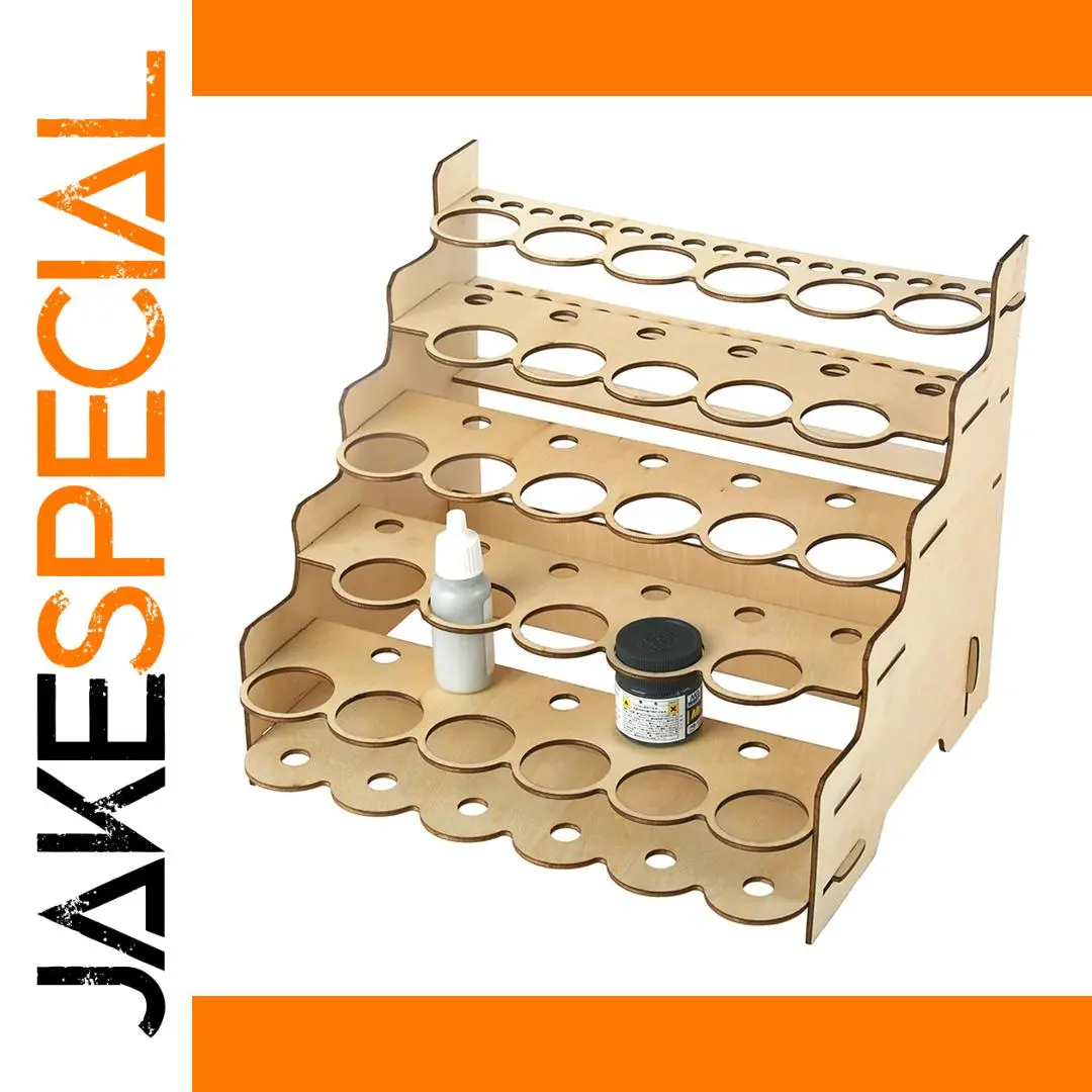 Elegant Wooden Paint Organizer for Art Supplies 1 Elegant Wooden Paint Organizer for Art Supplies