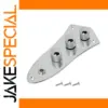 Chrome Control Plate for JB Bass Guitars