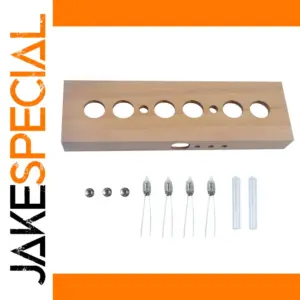 Beech Wood DIY Glow Tube Clock Kit