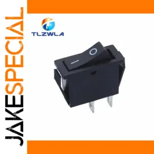 Waterproof Black Rocker Switch 15A/250V 20A/125V
