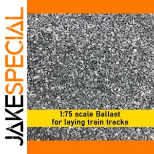 Realistic 1:76 OO Scale Model Railway Ballast