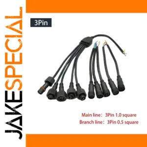 Waterproof Y-Type Outdoor Lighting Connector