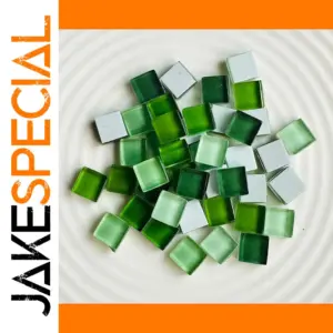 Green Glass Mosaic Tile Collection 100g