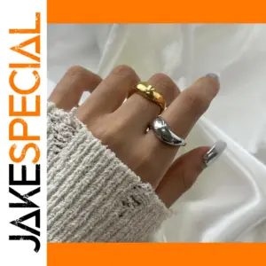 Stainless Steel Wave Ring Model JDR2409038