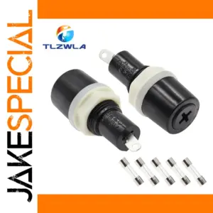 Automotive 5x20mm Copper Fuse Holders Set