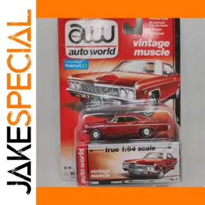 1966 Impala SS Diecast Model in Red