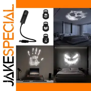 Halloween USB Skull Projection Night Light
