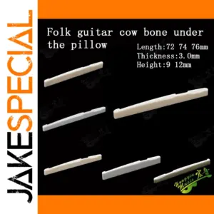 Premium Real Bone Guitar Saddle Set 72-100mm
