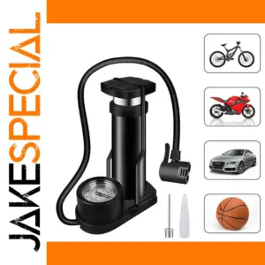 Mini Bike Pump with Pressure Gauge