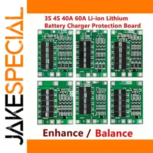 High-Voltage Lithium Battery Protection Board (2S-4S)