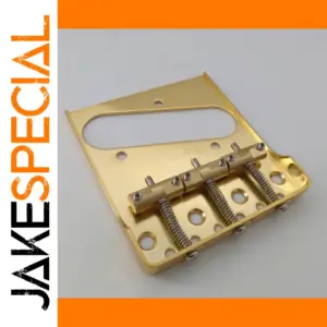 Gold Tele Guitar Bridge Upgrade
