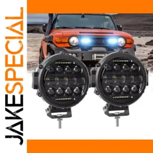 7-Inch Rugged LED Work Light Set for Off-Road