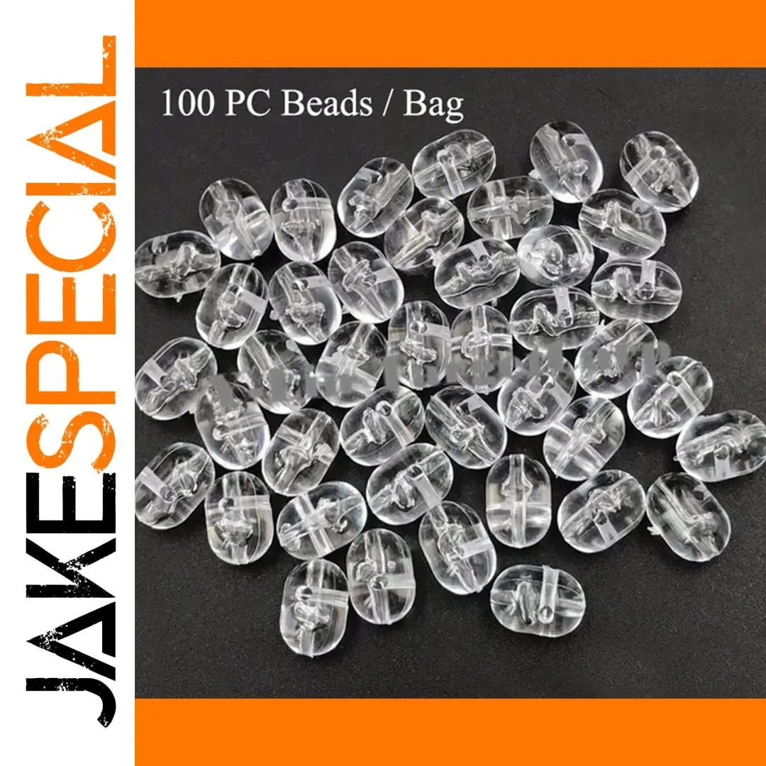 Transparent Carp Fishing Beads Set (47mm & 50mm) 1 Transparent Carp Fishing Beads Set (47mm & 50mm)