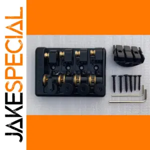 Travel 4-String Headless Bass Bridge with Brass Saddles