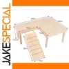 Wooden Hamster & Small Pets Ladder Platform