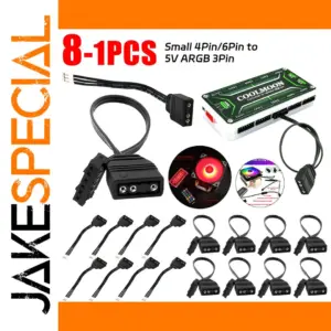 Coolmoon ARGB Adapter Cable for PC Lighting