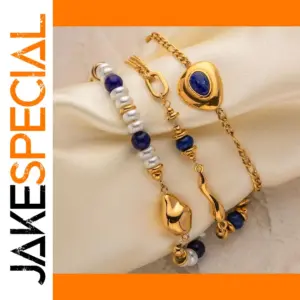 Stainless Steel Gold Finish Bracelet for Women