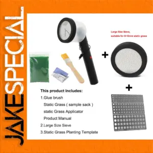 Portable Static Grass Applicator for Miniatures