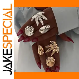 Stainless Steel Maple Leaf Ring Model JDR0111023-S