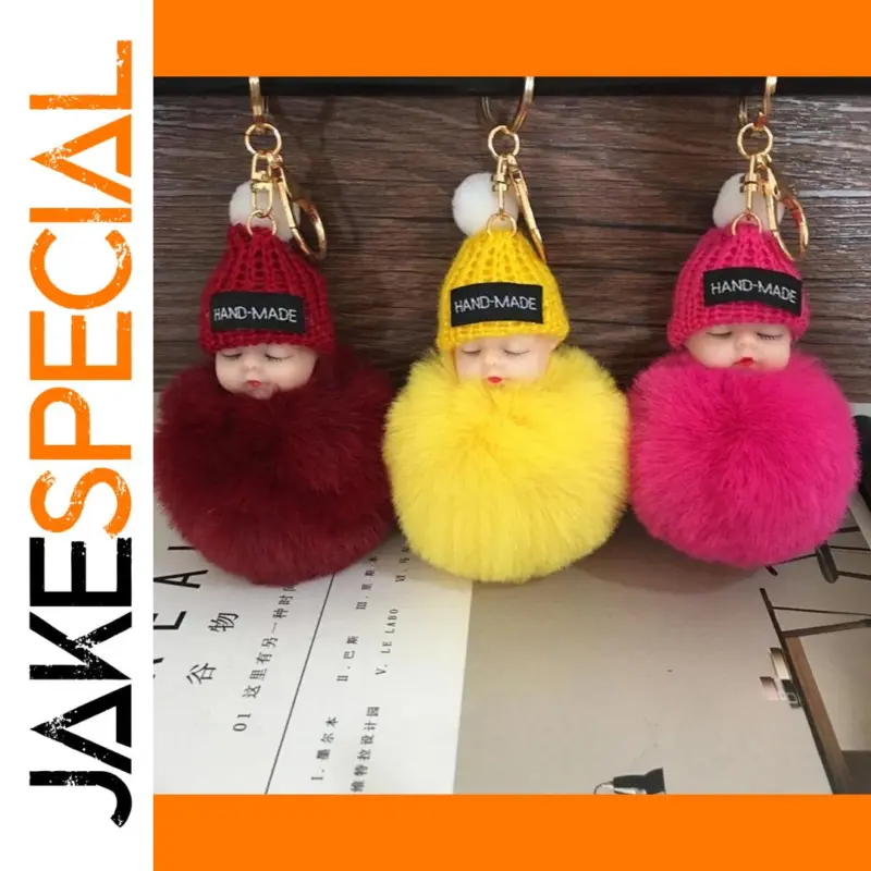 Vibrant and Cozy: The Colorful Plush Keychain with Knitted Cap 1 d7c8c95f27af4fcfbfdab029 product image