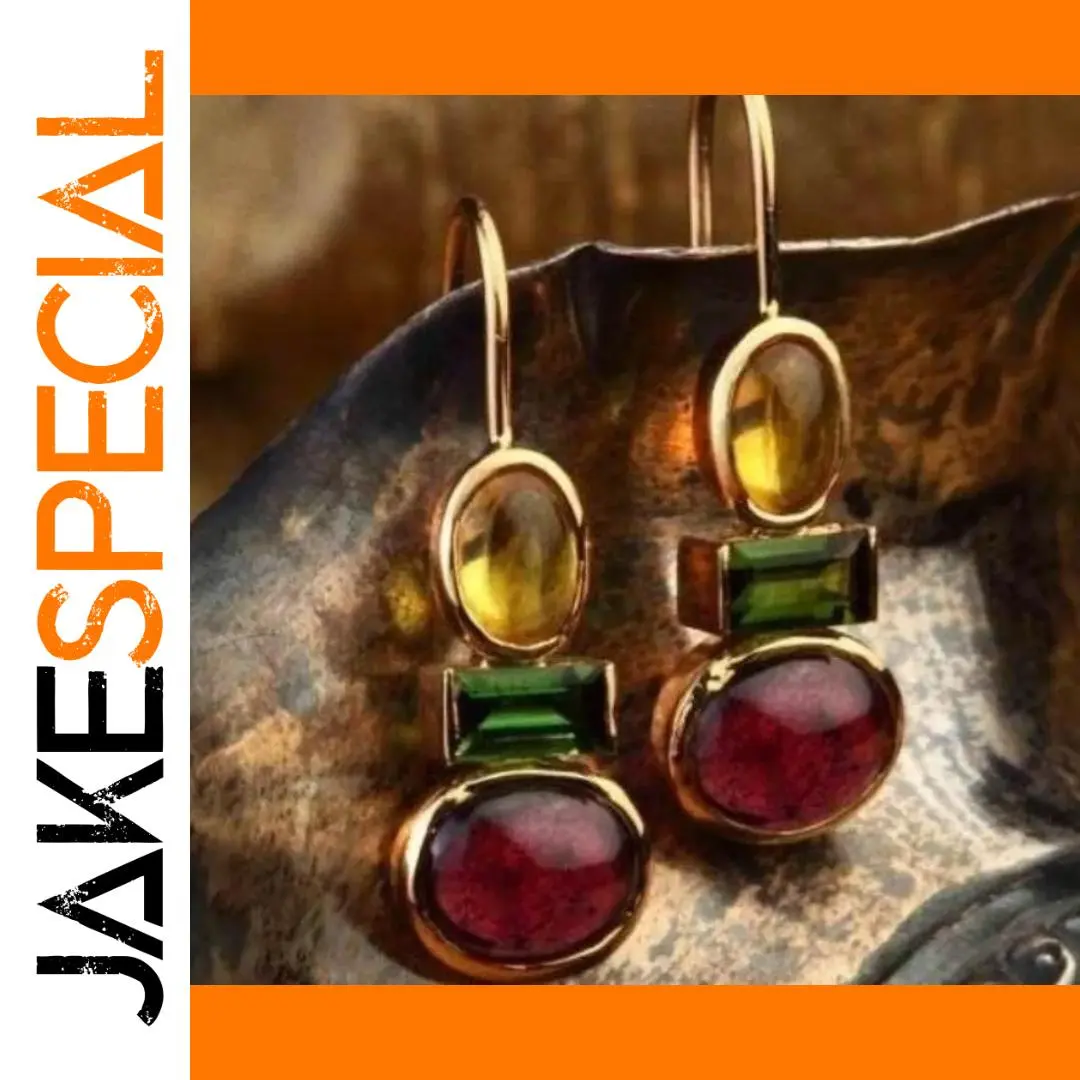 Elegant Gold Drop Earrings with Cubic Zirconia 1 Elegant Gold Drop Earrings with Cubic Zirconia