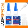 LOOLIFL 401 Super Glue 15ml, Fast Bonding