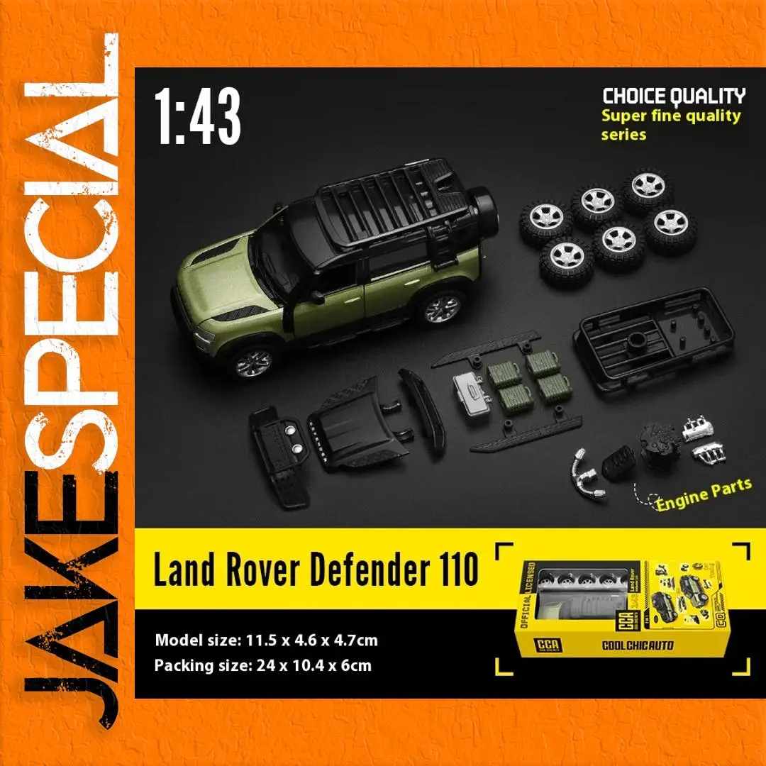 1:43 Land Rover Defender 110 Diecast Model 1 1:43 Land Rover Defender 110 Diecast Model