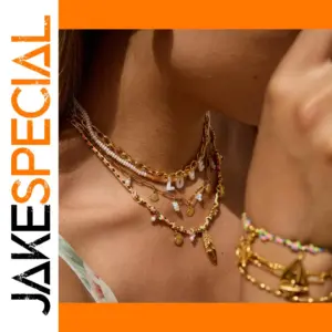 Vibrant Tropical Stainless Steel Necklace