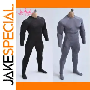 Action Figure Bodysuit for 1/6 and 1/12 Size