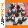 Polished Obsidian Quartz Crystal Stones Set