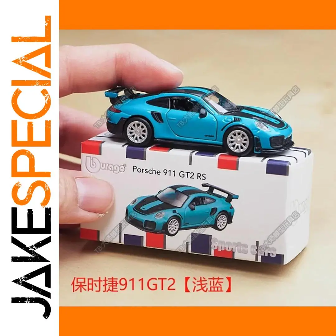 Light Blue Porsche 911 GT2 RS Diecast Model 1 Light Blue Porsche 911 GT2 RS Diecast Model