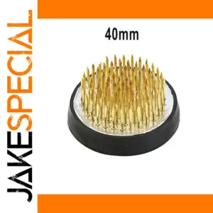 Polished Brass Flower Frog for Ikebana