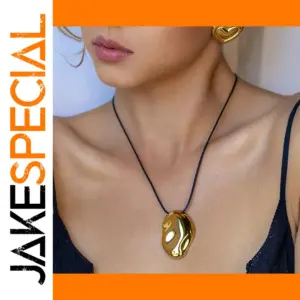 Stainless Steel Gold Insect Pendant Necklace