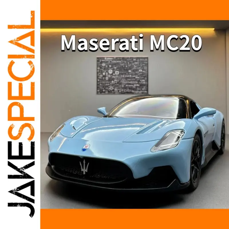 Experience Luxury and Speed with the Blue Maserati MC20 Diecast Model 1 d91bfaaccc89416a8c9a97d3 product image