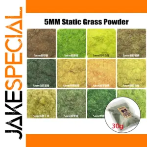 5mm Static Grass Tufts for Models and Dioramas