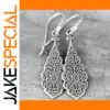 Vintage Floral Geometry Earrings for Women