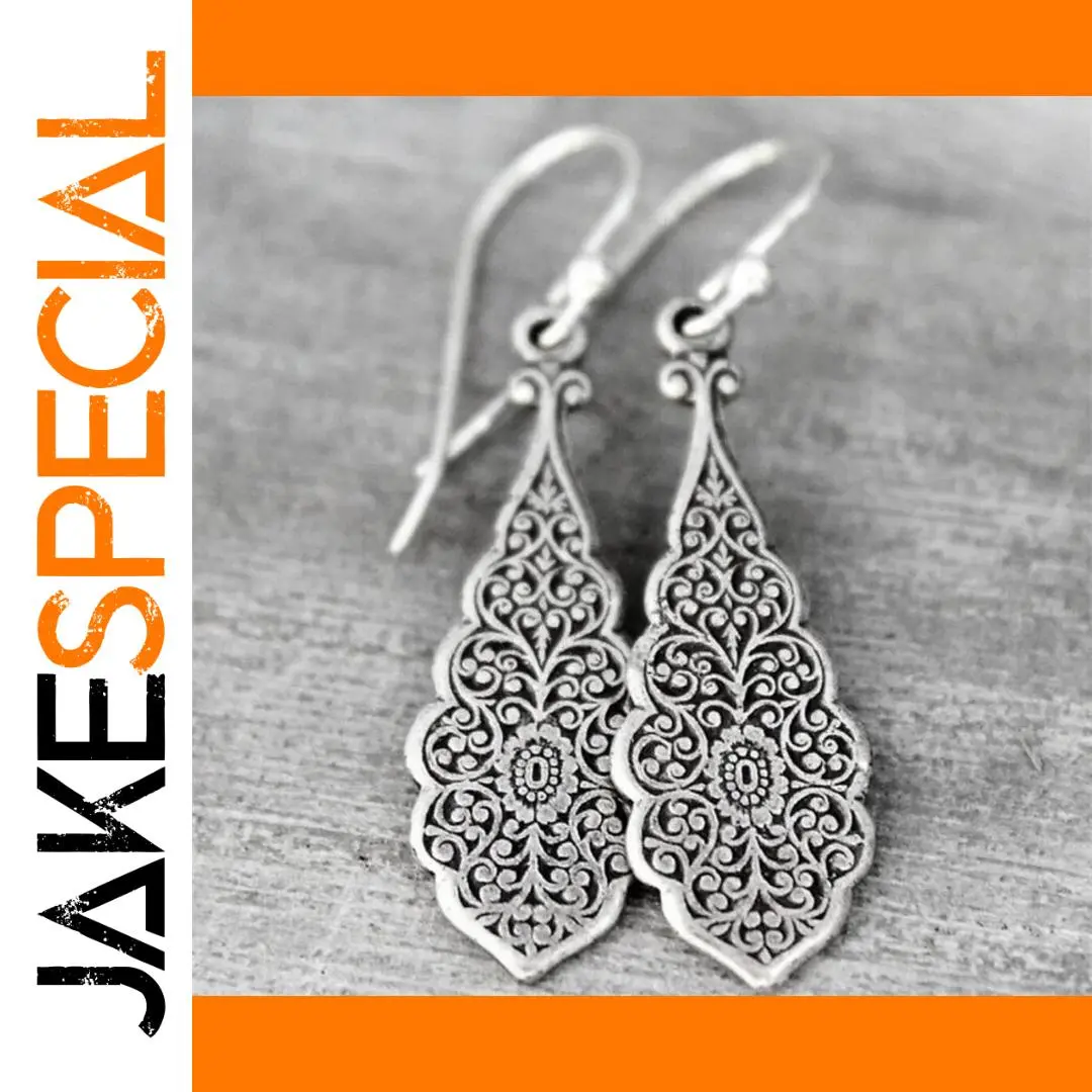 Vintage Floral Geometry Earrings for Women 1 Vintage Floral Geometry Earrings for Women