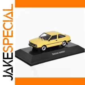 Vibrant Yellow 1/43 Scale Škoda Garde Model